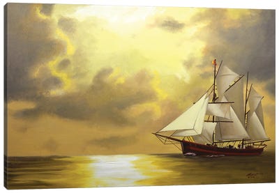 Clipper Ship V Canvas Art Print - D. "Rusty" Rust