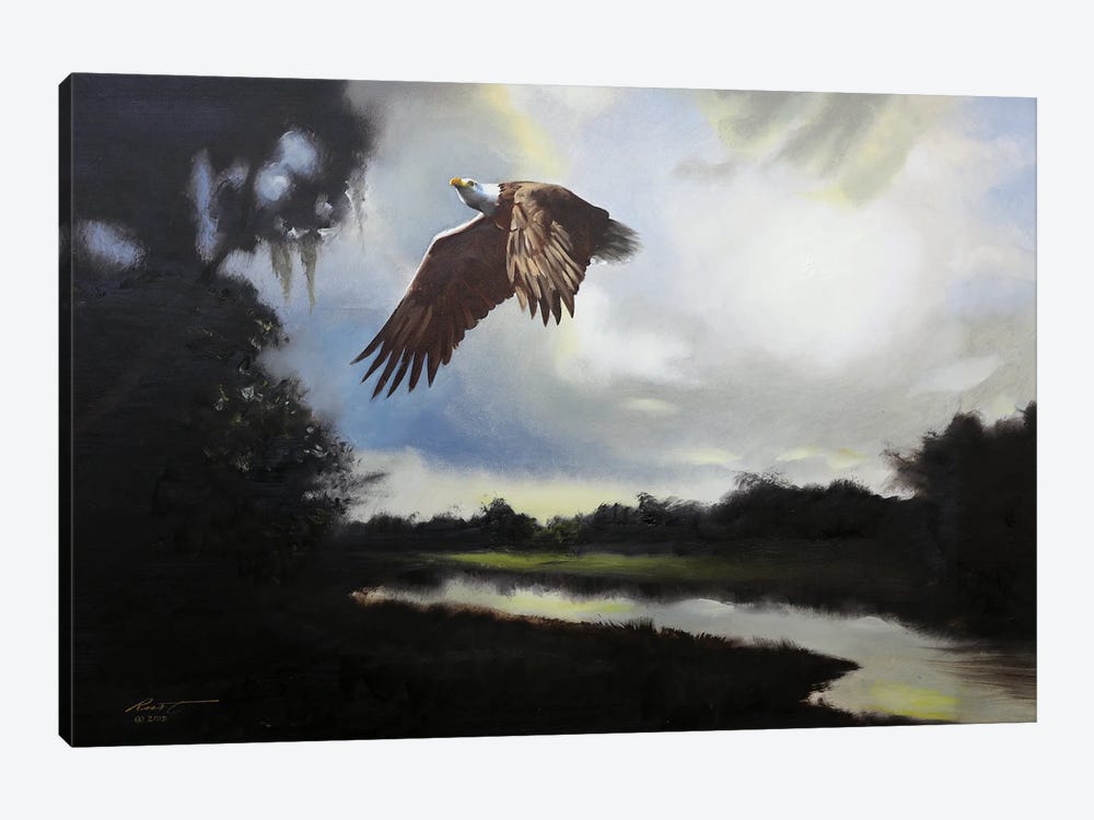 Eagle III by D. "Rusty" Rust 1-piece Canvas Art