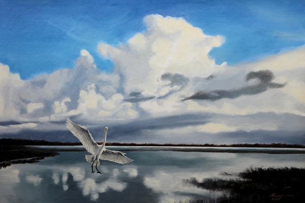 Egrets: Egret IV by D. "Rusty" Rust