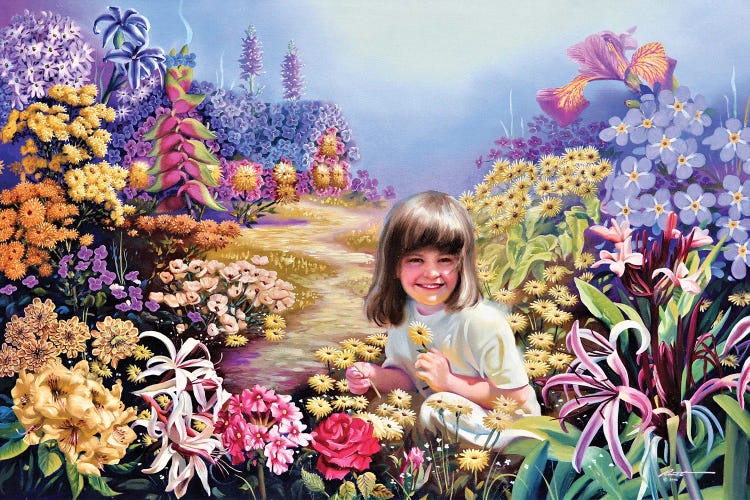 Flower Girl by D. "Rusty" Rust wall art