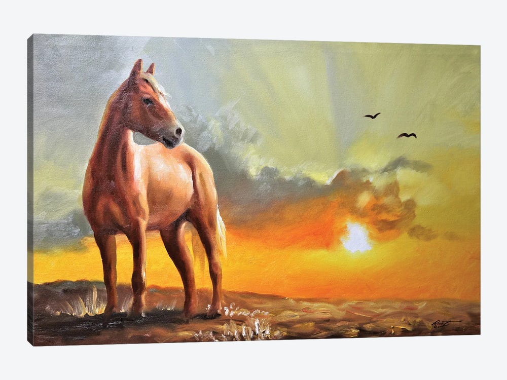 Horse by D. "Rusty" Rust 1-piece Canvas Print