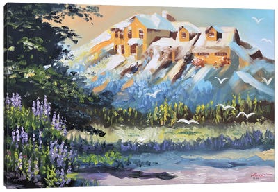 Our House In The Mountains Canvas Art Print - D. "Rusty" Rust