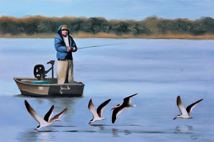 Skimmers by D. "Rusty" Rust wall art