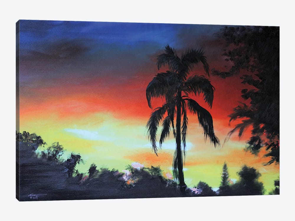 Sunset III by D. "Rusty" Rust 1-piece Canvas Wall Art