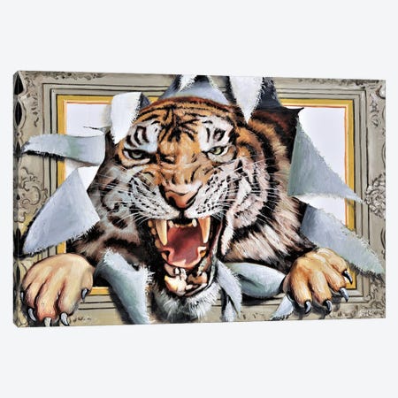 Tiger III Canvas Print #RSR679} by D. "Rusty" Rust Canvas Wall Art