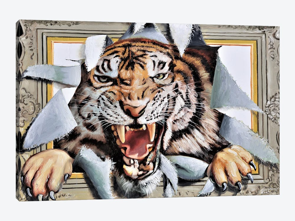 Tiger III by D. "Rusty" Rust 1-piece Canvas Art Print