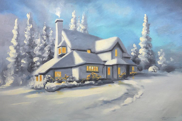 Snow-Covered House