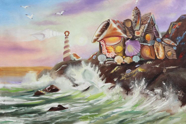 Sea Shellet by D. "Rusty" Rust wall art