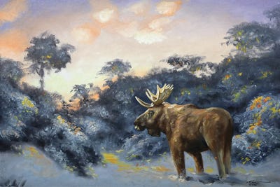 Moose by D. "Rusty" Rust art print