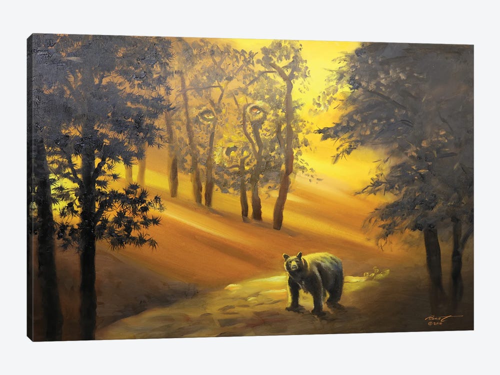 Unbearable by D. "Rusty" Rust 1-piece Canvas Print