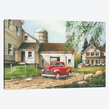 Rural Living Canvas Print #RSS10} by John Rossini Canvas Wall Art
