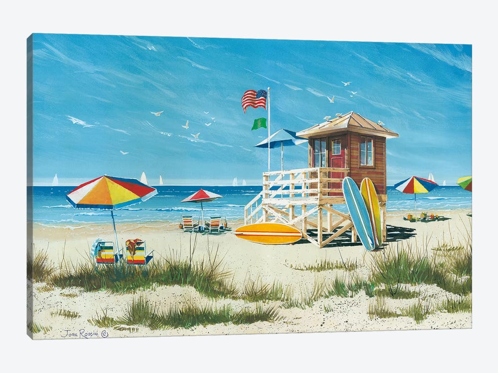 Beach Colors by John Rossini 1-piece Canvas Wall Art