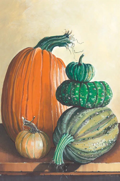Great Pumpkins by John Rossini canvas print