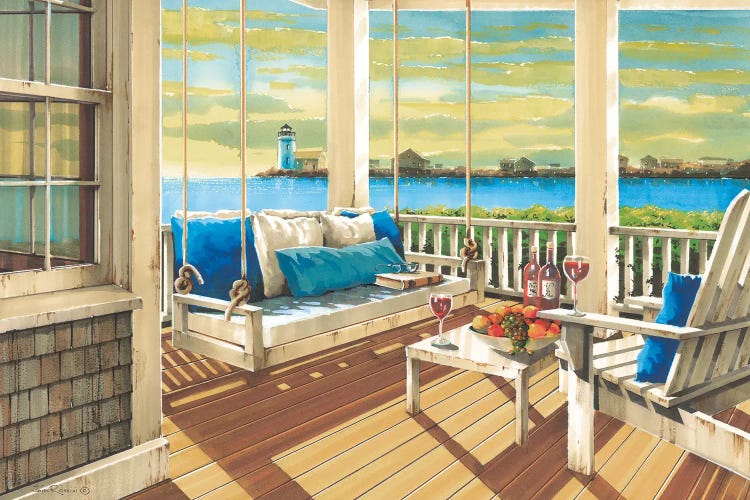 Sunset Conversations by John Rossini wall art