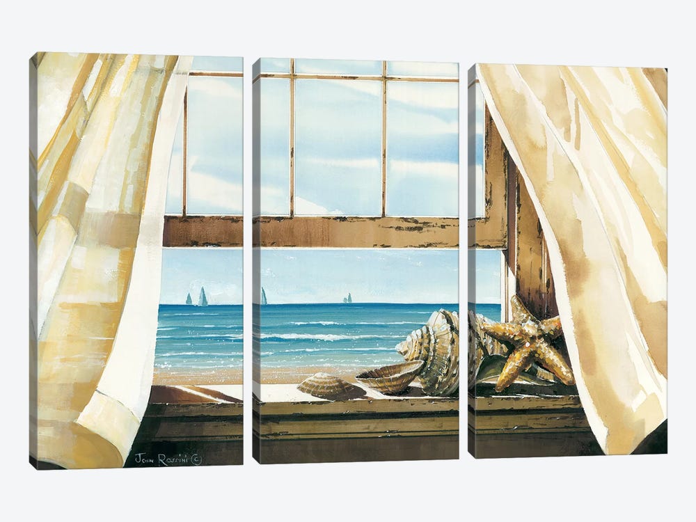 Beach Treasures by John Rossini 3-piece Canvas Print