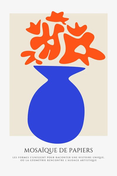 Artists Like Matisse: Fleurs De Papier by RS Lab Studio