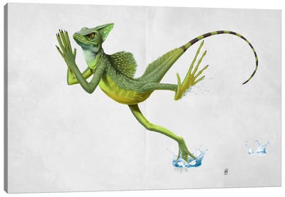 Keep The Faith II Canvas Art Print - Lizard Art