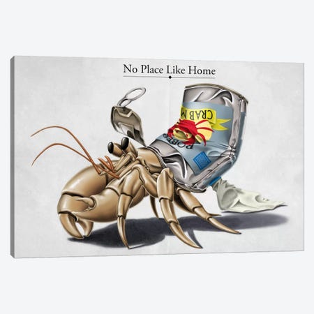 No Place Like Home Canvas Print #RSW101} by Rob Snow Canvas Art