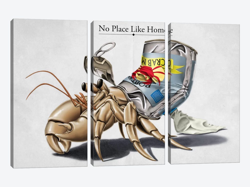 No Place Like Home by Rob Snow 3-piece Canvas Print