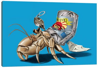 No Place Like Home III Canvas Art Print - Lobster Art
