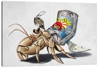 No Place Like Home II Canvas Art Print - Lobster Art