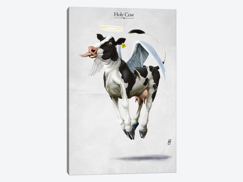 Holy Cow by Rob Snow 1-piece Canvas Print