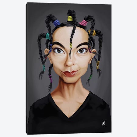 Björk Canvas Print #RSW127} by Rob Snow Canvas Print