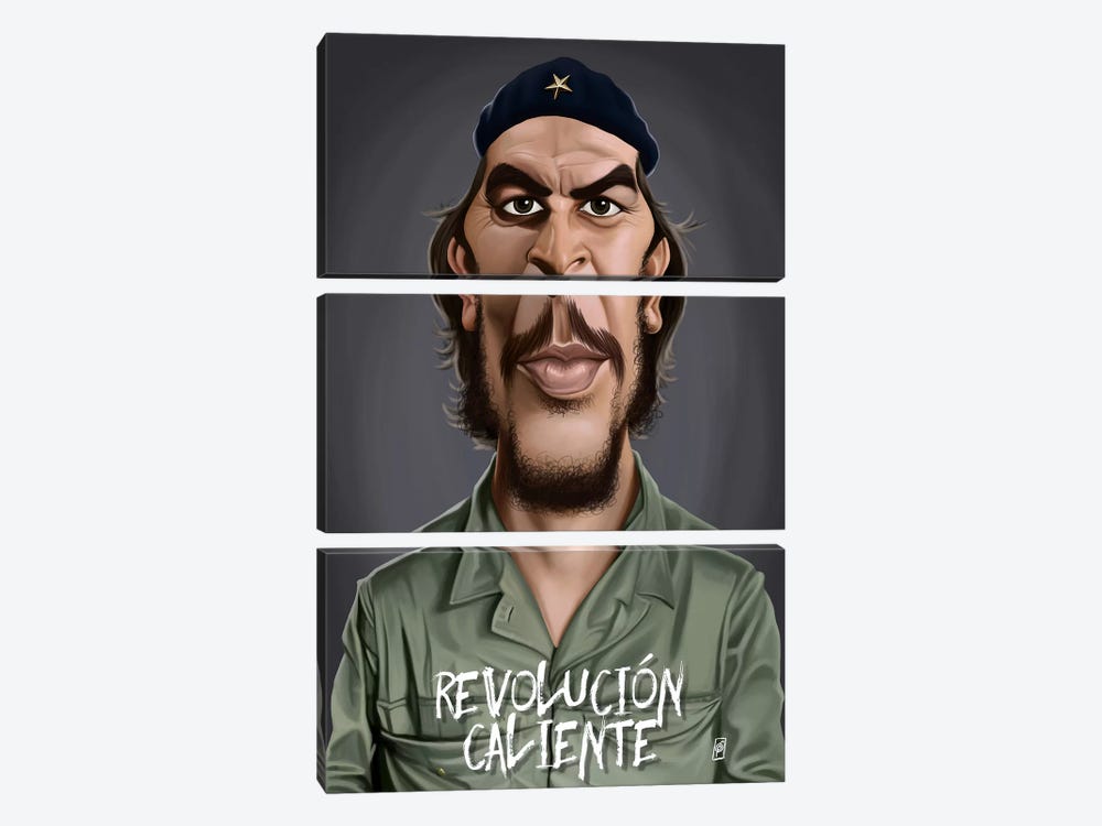 Che Guevara (Revolucion Caliente) by Rob Snow 3-piece Canvas Art