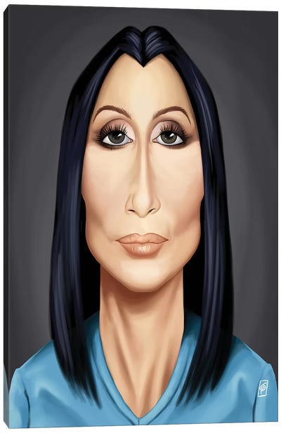 Cher Canvas Art Print - Cher