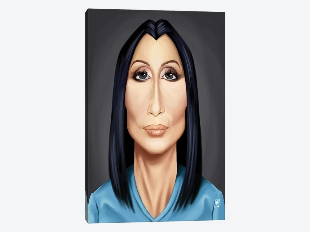 Cher by Rob Snow 1-piece Canvas Art Print