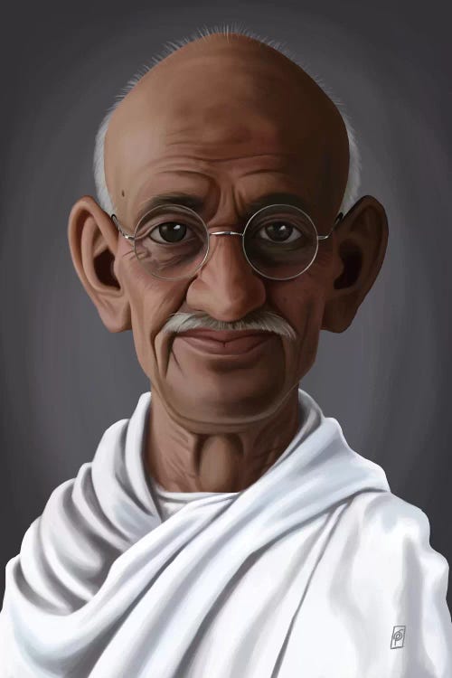 Mahatma Gandhi by Rob Snow wall art