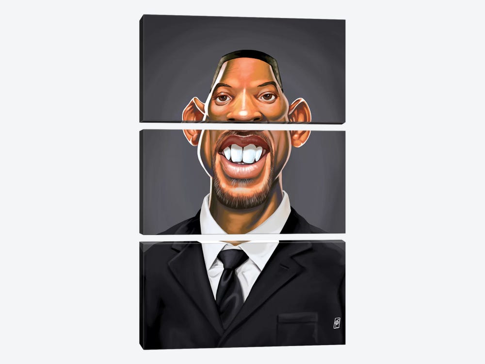 Will Smith by Rob Snow 3-piece Canvas Artwork