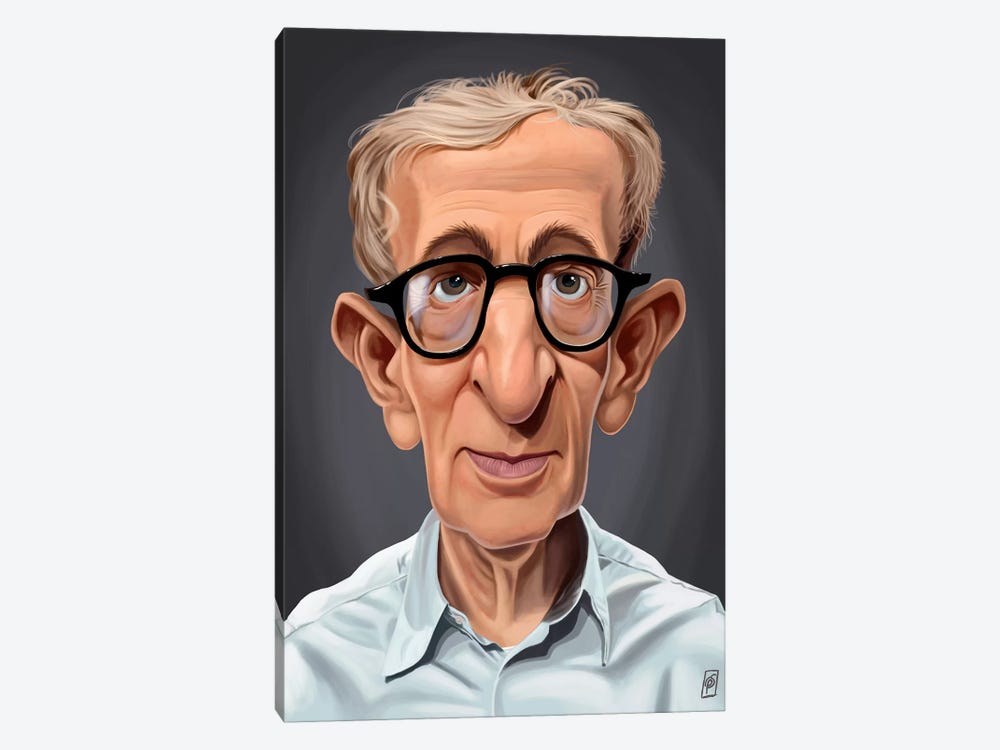 Woody Allen by Rob Snow 1-piece Art Print