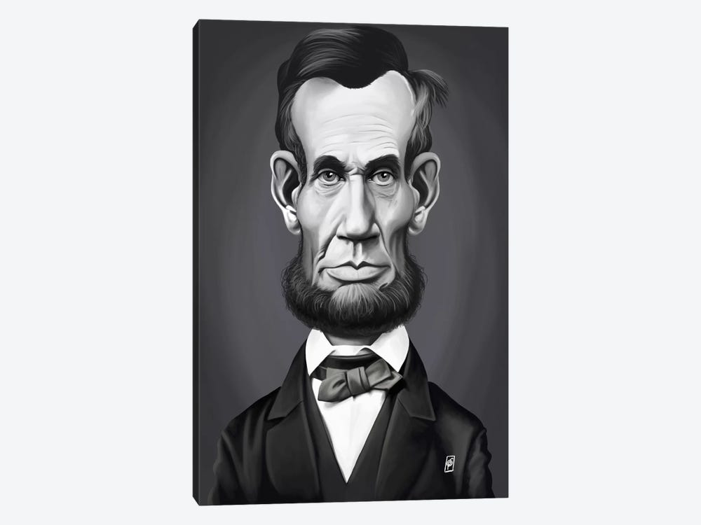 Abraham Lincoln by Rob Snow 1-piece Canvas Art Print