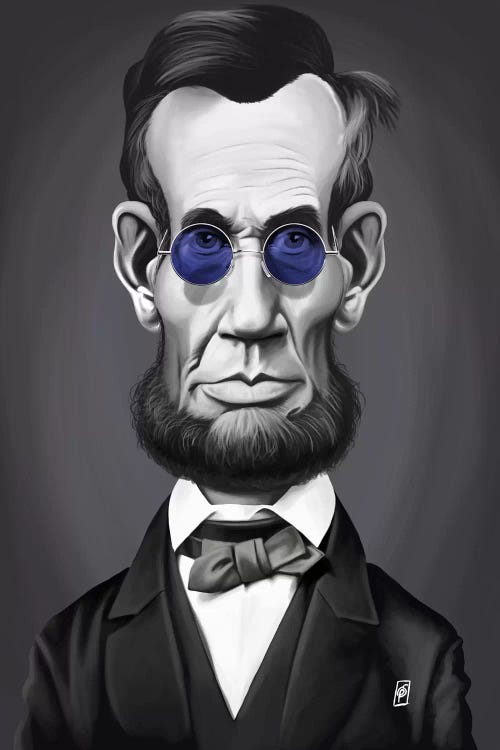 Abraham Lincoln (Steampunk Glasses)