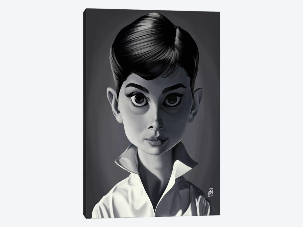 Audrey Hepburn by Rob Snow 1-piece Art Print