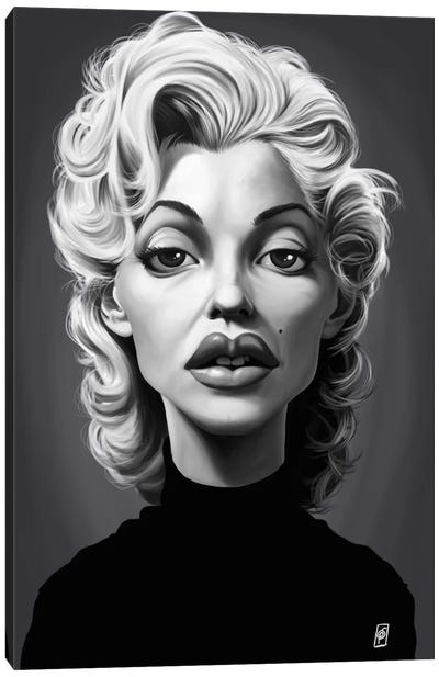 Marilyn Monroe Canvas Art Print - Rob Snow