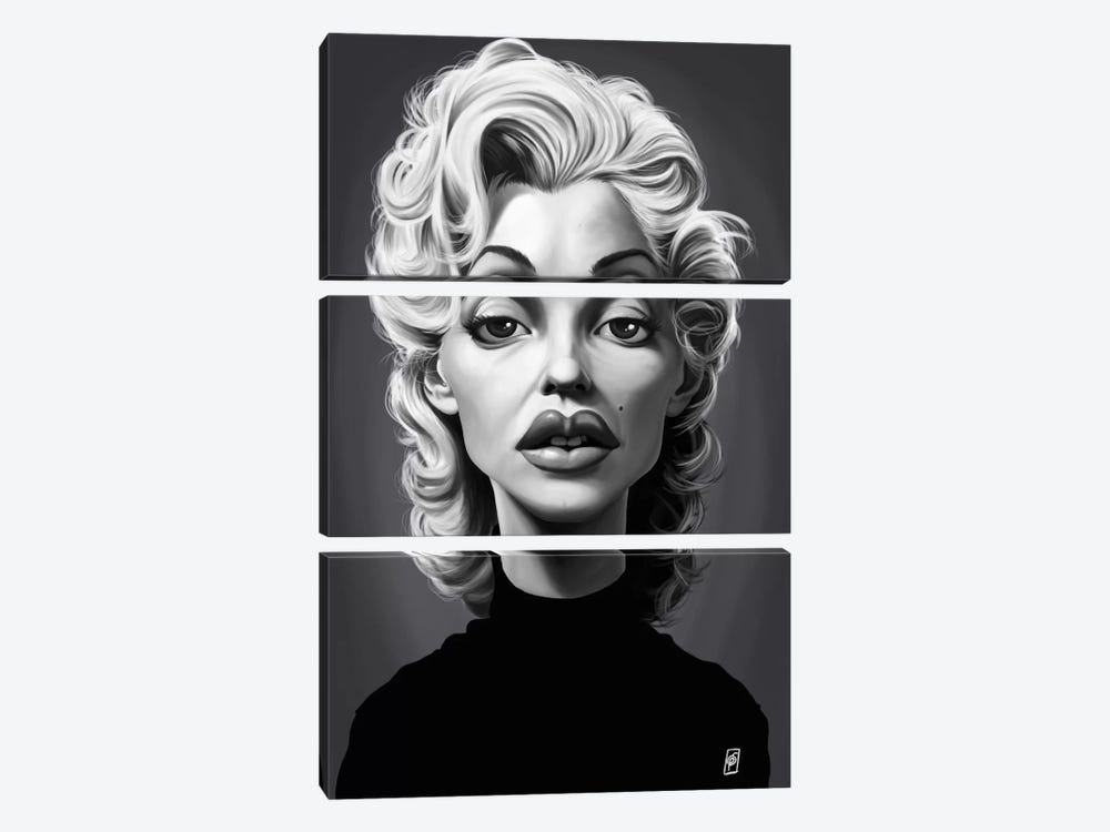 Marilyn Monroe by Rob Snow 3-piece Canvas Art Print