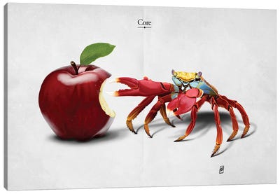 Core I Canvas Art Print - Crab Art