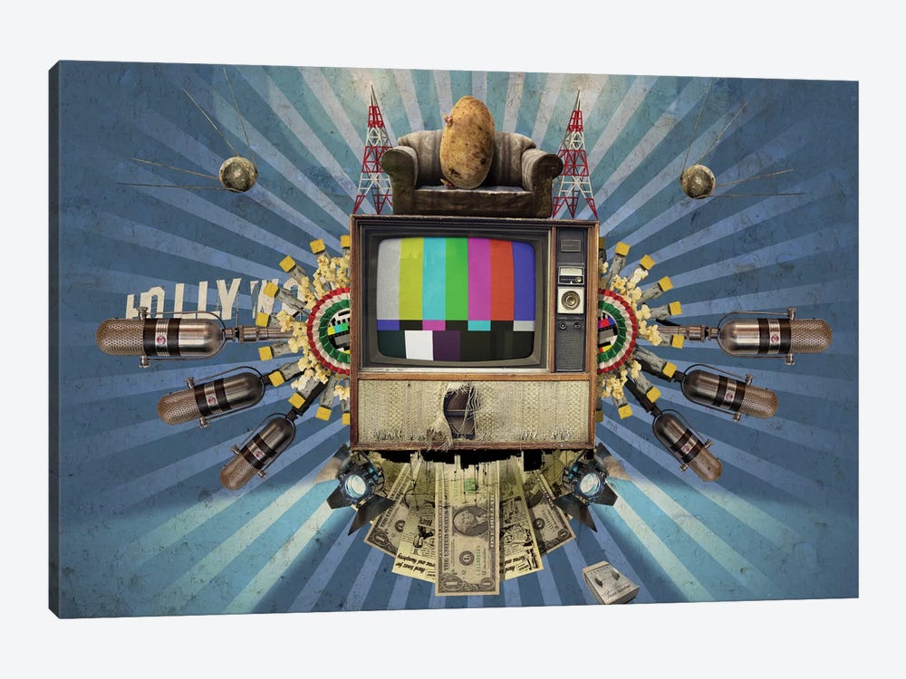 Television by Rob Snow 1-piece Art Print