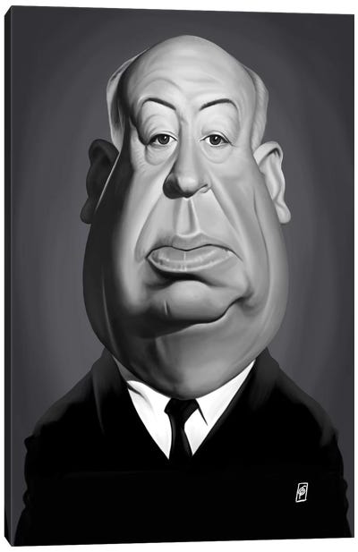 Alfred Hitchcock Canvas Art Print - Alfred Hitchcock