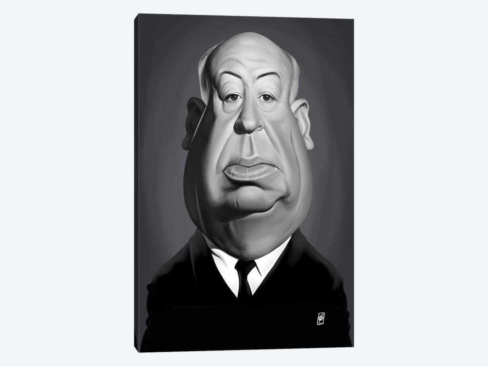 Alfred Hitchcock by Rob Snow 1-piece Canvas Art