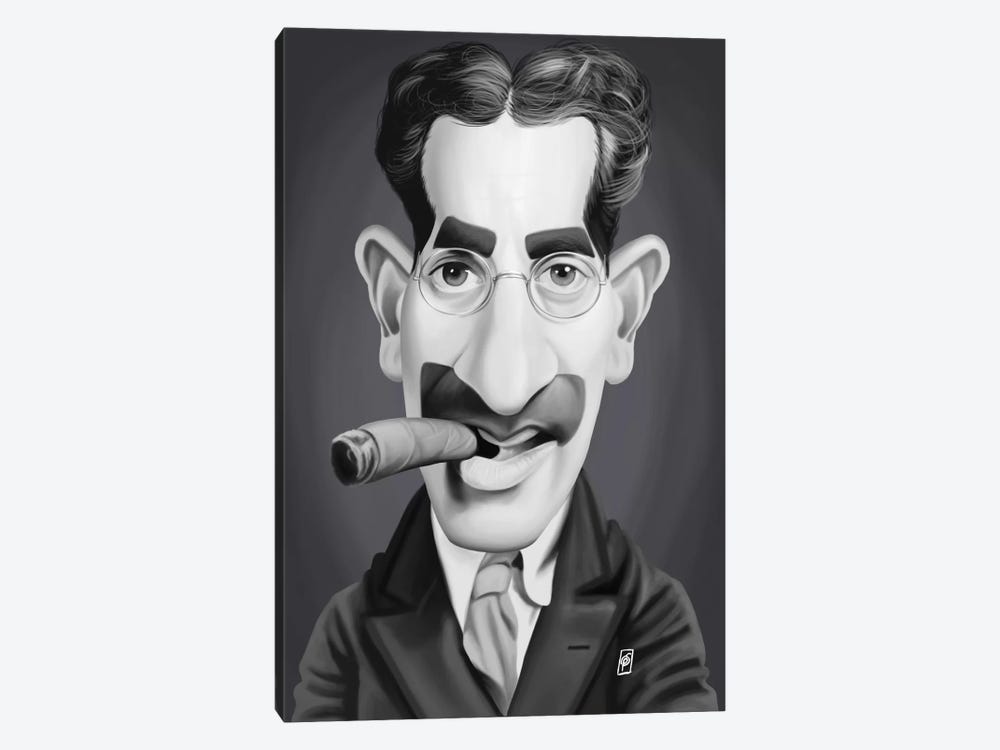 Groucho Marx by Rob Snow 1-piece Art Print. iCanvas Homepage. 