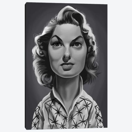 Ingrid Bergman Canvas Print #RSW242} by Rob Snow Canvas Art Print