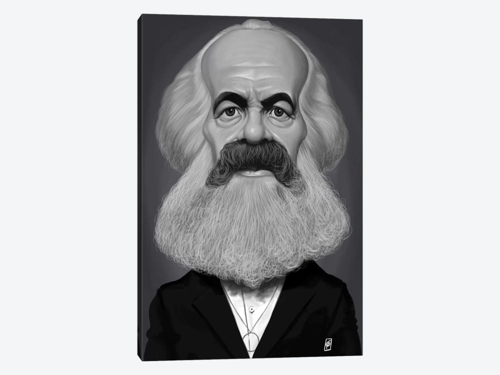 Karl Marx by Rob Snow 1-piece Art Print