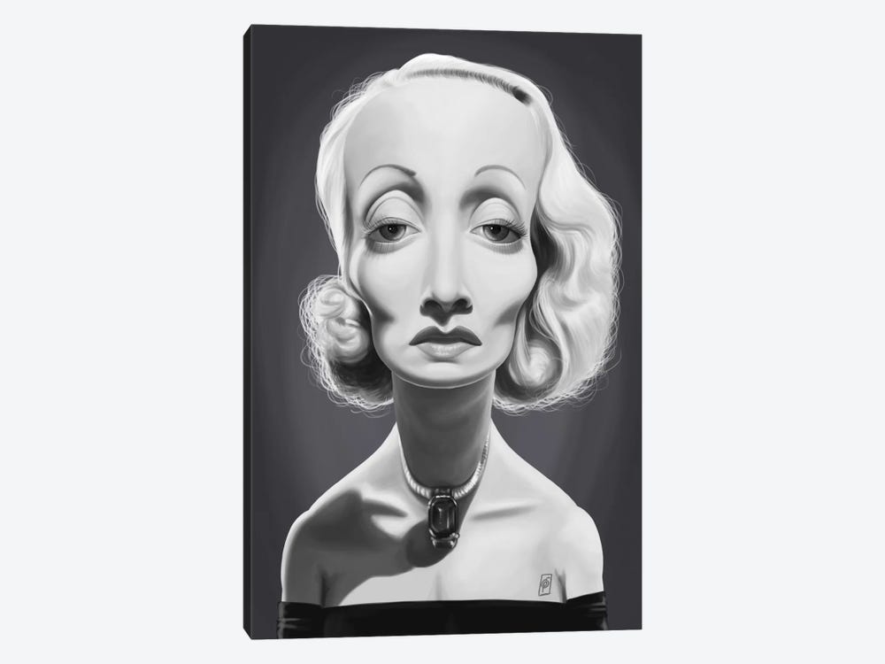 Marlene Dietrich by Rob Snow 1-piece Canvas Artwork