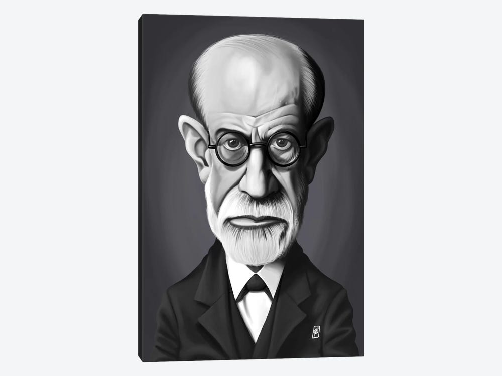 Sigmund Freud by Rob Snow 1-piece Canvas Artwork