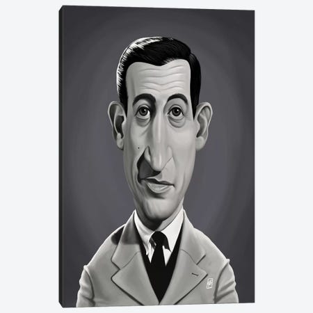 J.D. Salinger  Canvas Print #RSW261} by Rob Snow Canvas Print