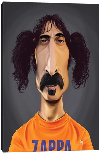 Frank Zappa Canvas Art Print - Rob Snow