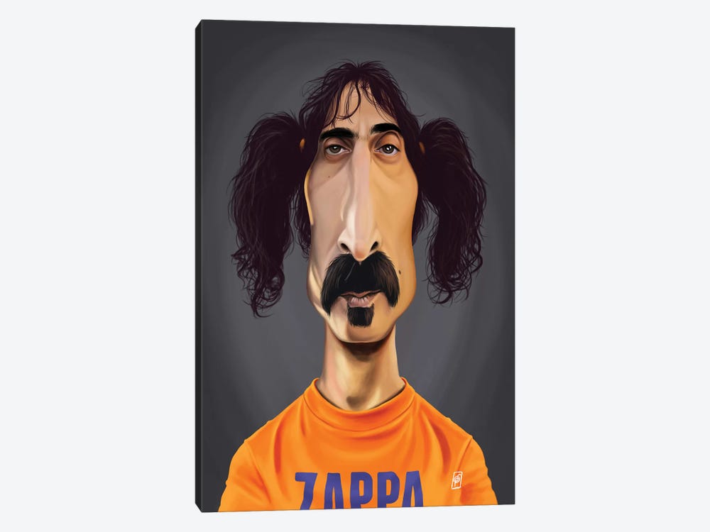 Frank Zappa by Rob Snow 1-piece Canvas Art Print